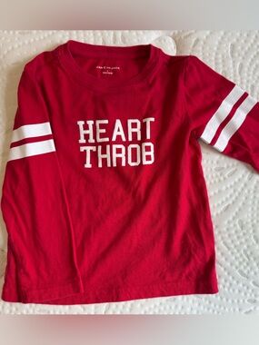 Janie and Jack  'Heart Throb' Long-Sleeve Tee